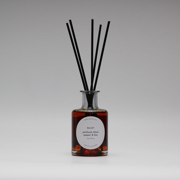 Patchouli, black pepper & bay laurel diffuser